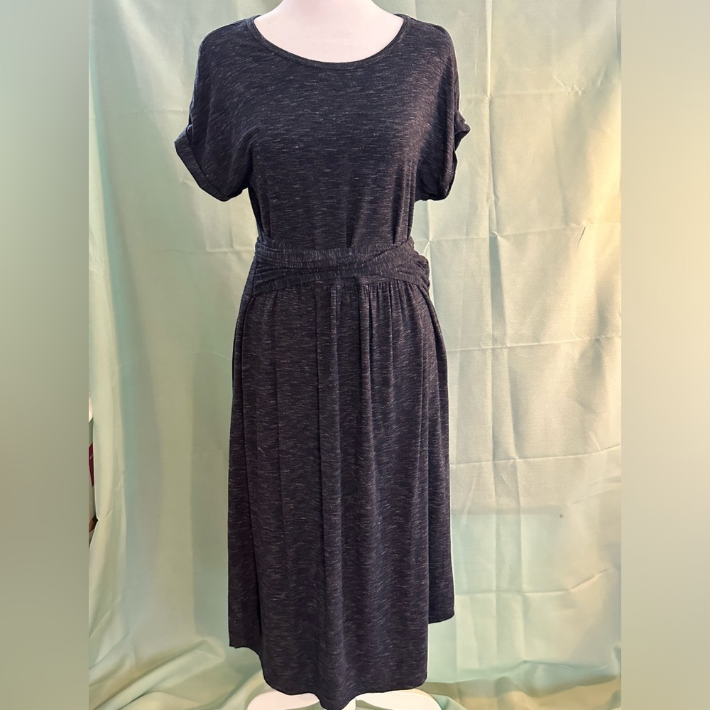 GAP blue heather, short sleeve, pullover dress, size XS, smoke free home